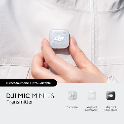 DJI Mic Mini 2S 28-Hour Internal Storage 4TX + 1RX Cross-Gen Connectivity & Four-Channel Output