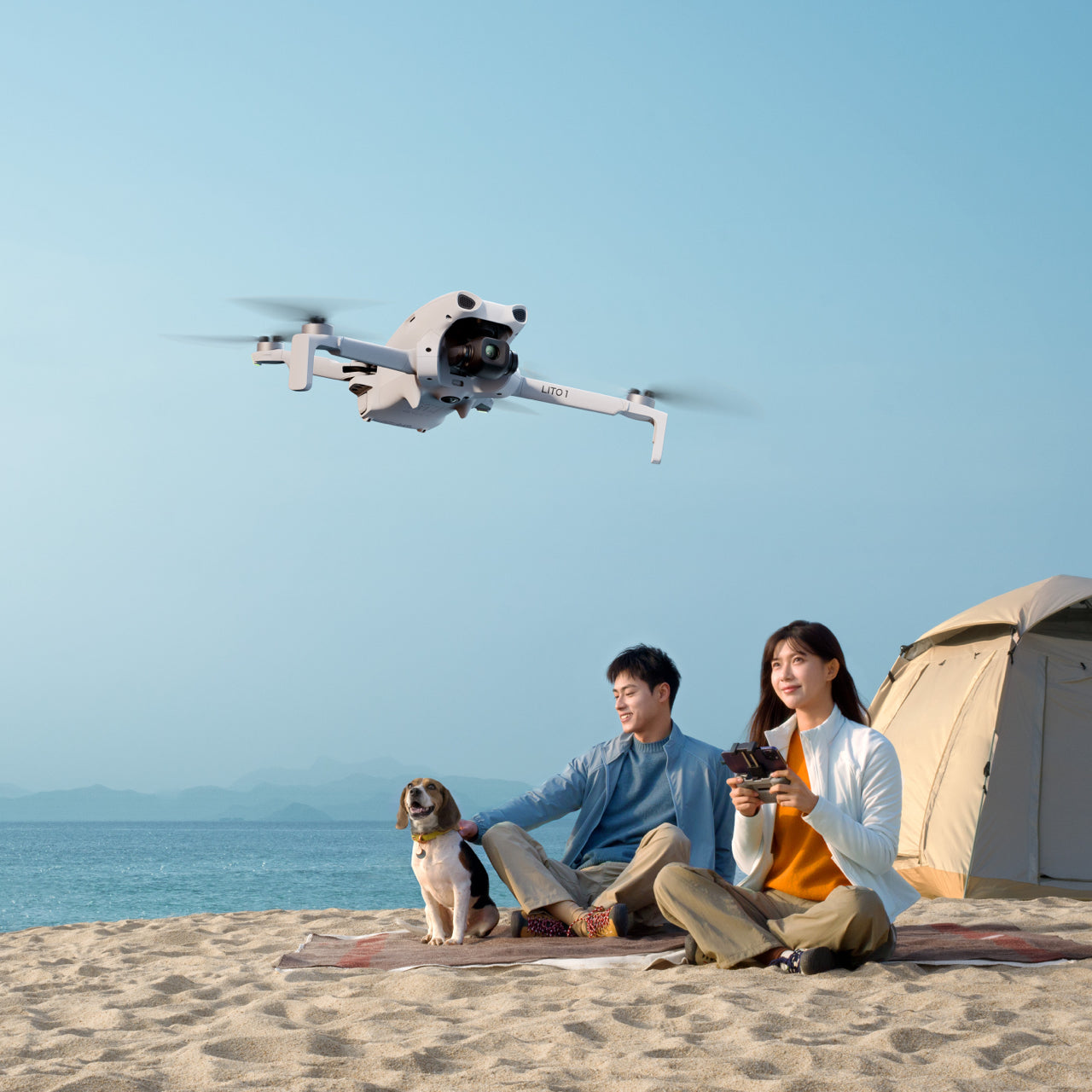 Drone DJI Lito 1 Vídeo 4K Imagem 8K Abaixo de 249 g Transmissão de Vídeo de 15km Detecção de Obstáculos Omnidirecional