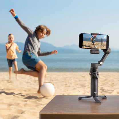 DJI Osmo Mobile 7P gimbal Built-in Extension Rod & Tripod 10-Hour Battery Life & Phone Charging