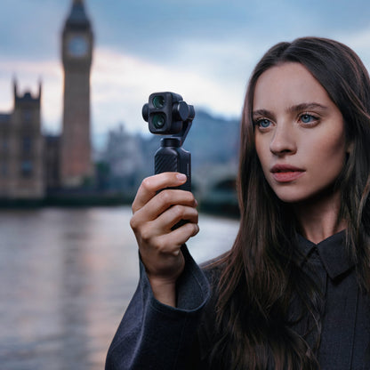 DJI Osmo Pocket 4P gimbal camera with Dual Cameras 4K/240fps Slow Motion  1-Inch CMOS  17-Stop Dynamic Range