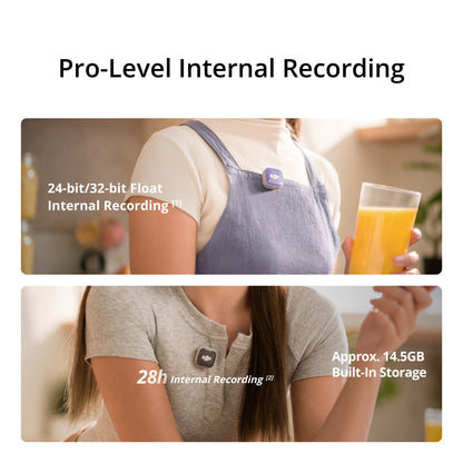 DJI Mic Mini 2S 28-Hour Internal Storage 4TX + 1RX Cross-Gen Connectivity & Four-Channel Output