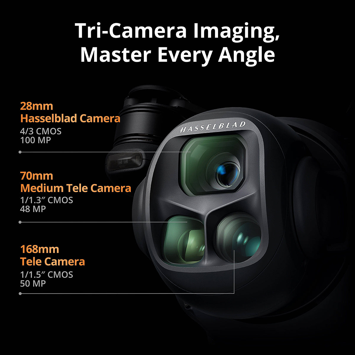 DJI Mavic 4 Pro drone 51-Min Flight Time 100MP 4/3 CMOS Hasselblad Camera With 6K/60fps HDR Video