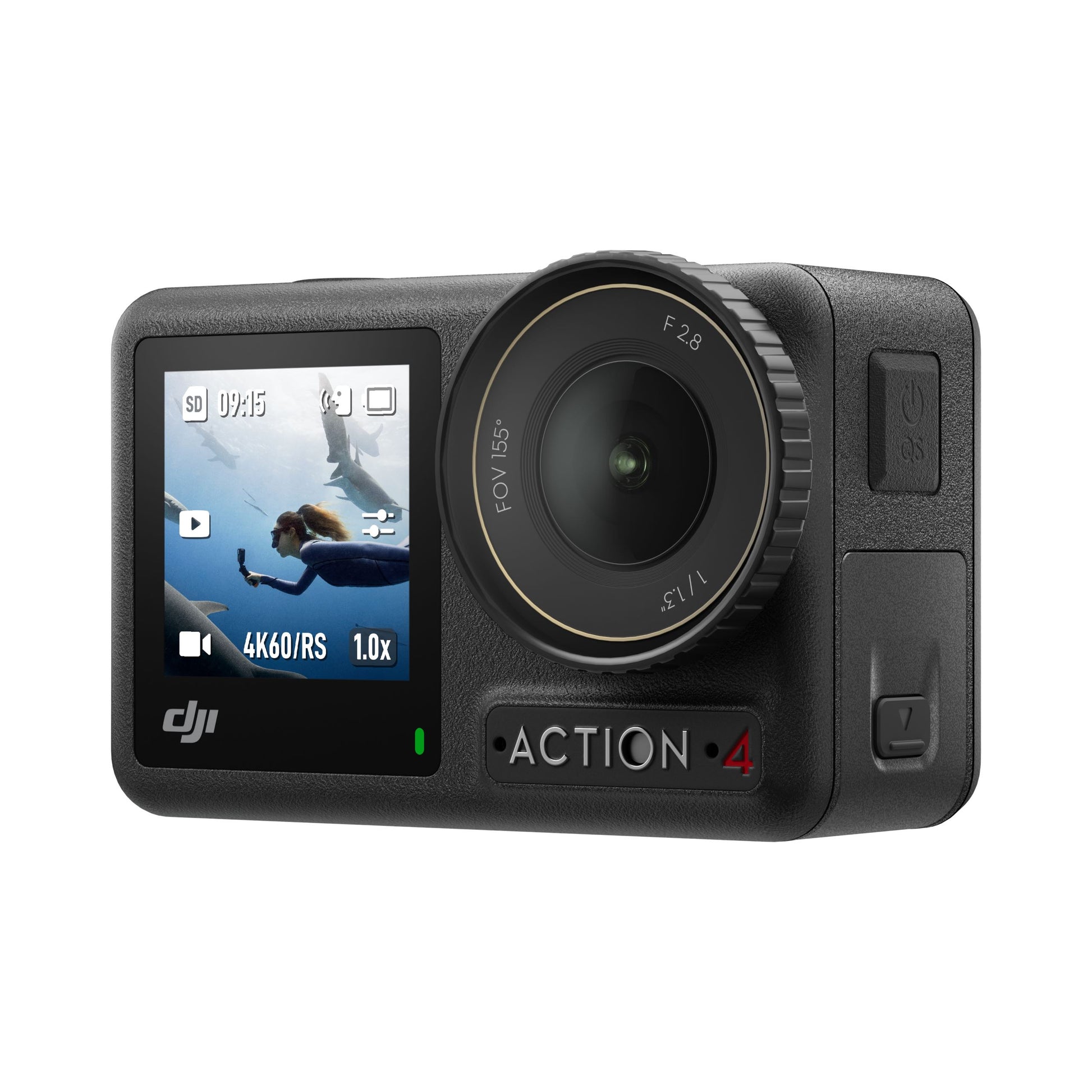DJI Osmo Action 4 camera with 1/1.3″ Sensor 4K/120fps & 155º Ultra-Wide FOV Waterproof up to 18m 360° HorizonSteady