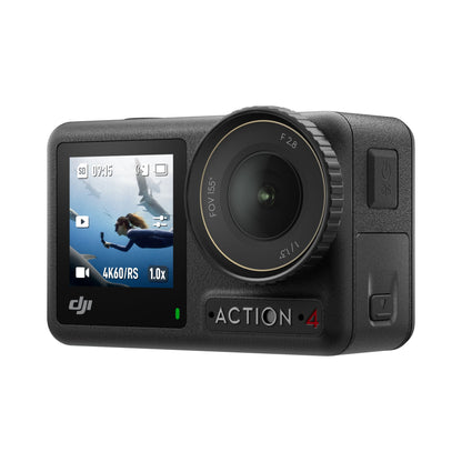 DJI Osmo Action 4 camera with 1/1.3″ Sensor 4K/120fps & 155º Ultra-Wide FOV Waterproof up to 18m 360° HorizonSteady