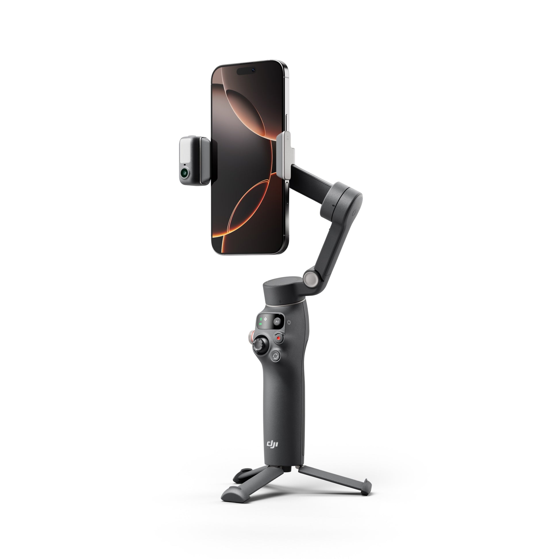 DJI Osmo Mobile 8 gimbal Built-in Extension Rod & Tripod 10-Hour Battery Life Seamless 360° Pan Rotation