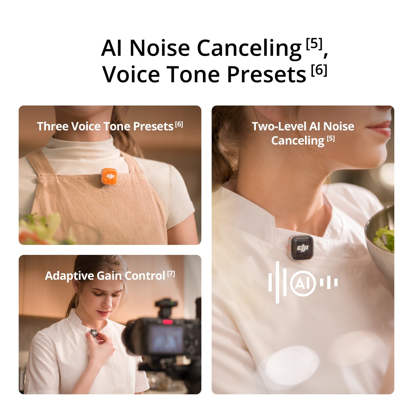 DJI Mic Mini 2S 28-Hour Internal Storage 4TX + 1RX Cross-Gen Connectivity & Four-Channel Output