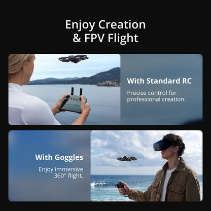 DJI Avata 360 drone 1-Inch Flagship Imaging  8K/60fps HDR Video O4+ Full HD Video Transmission 360° and Single Lens Flexible Dual Modes