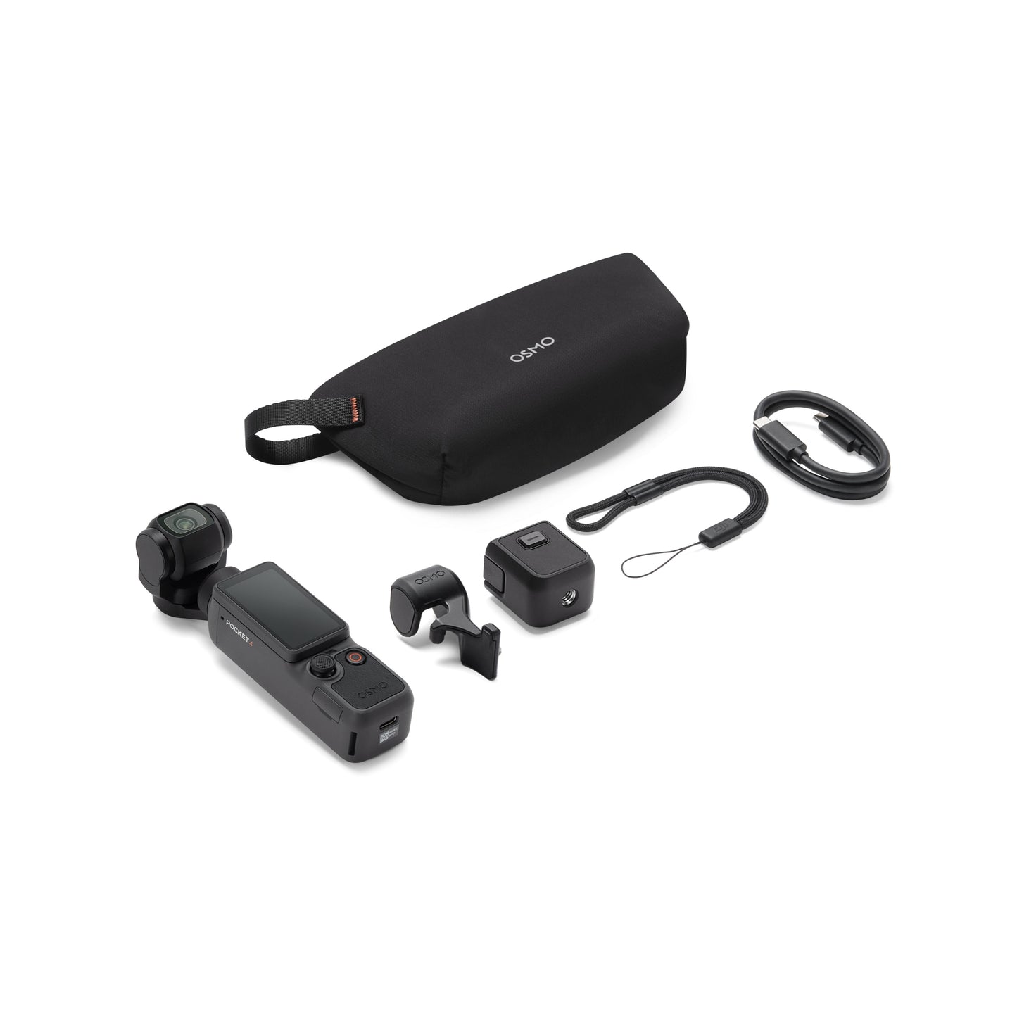 DJI Osmo Pocket 4 gimbal camera 1" CMOS & 4K/240fps 107GB Built-In Storage 14-Stop Dynamic Range 2x Lossless Zoom