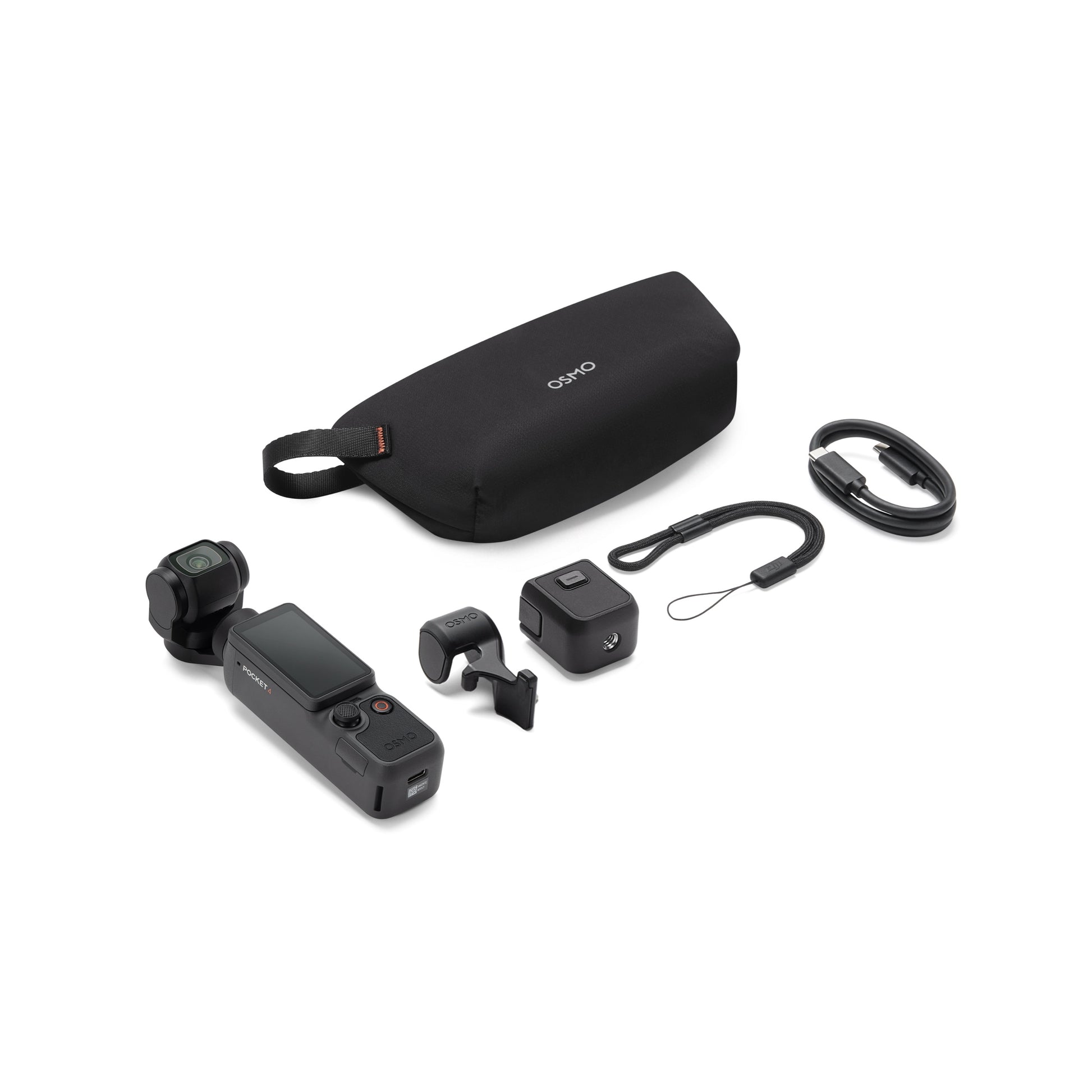 DJI Osmo Pocket 4 gimbal camera 1" CMOS & 4K/240fps 107GB Built-In Storage 14-Stop Dynamic Range 2x Lossless Zoom