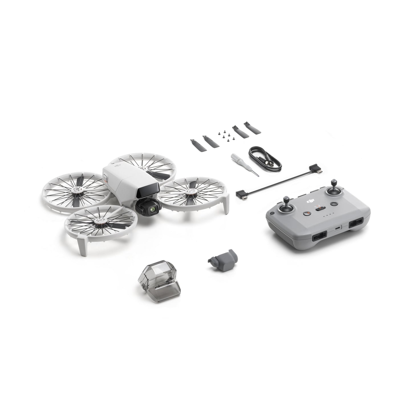 Drone DJI Flip Sensor CMOS de 1/1,3 polegadas Vídeo HDR 4K/60fps Tempo Máximo de Voo de 31 Minutos Abaixo de 249 g Dobrável Protetor de Hélice com Cobertura Total