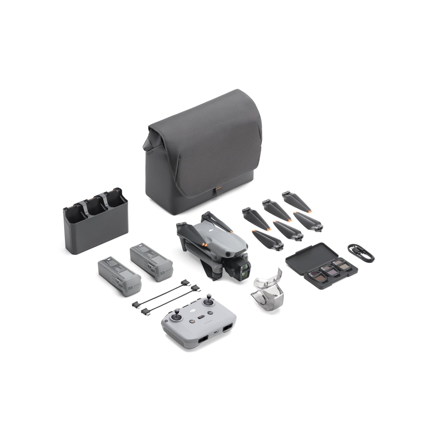 DJI Air 3S drone 1" CMOS Primary Camera 45-Min Flight Time, 20km Video Transmission Dual-Camera 4K/60fps HDR Video & 14 Stops of Dynamic Range