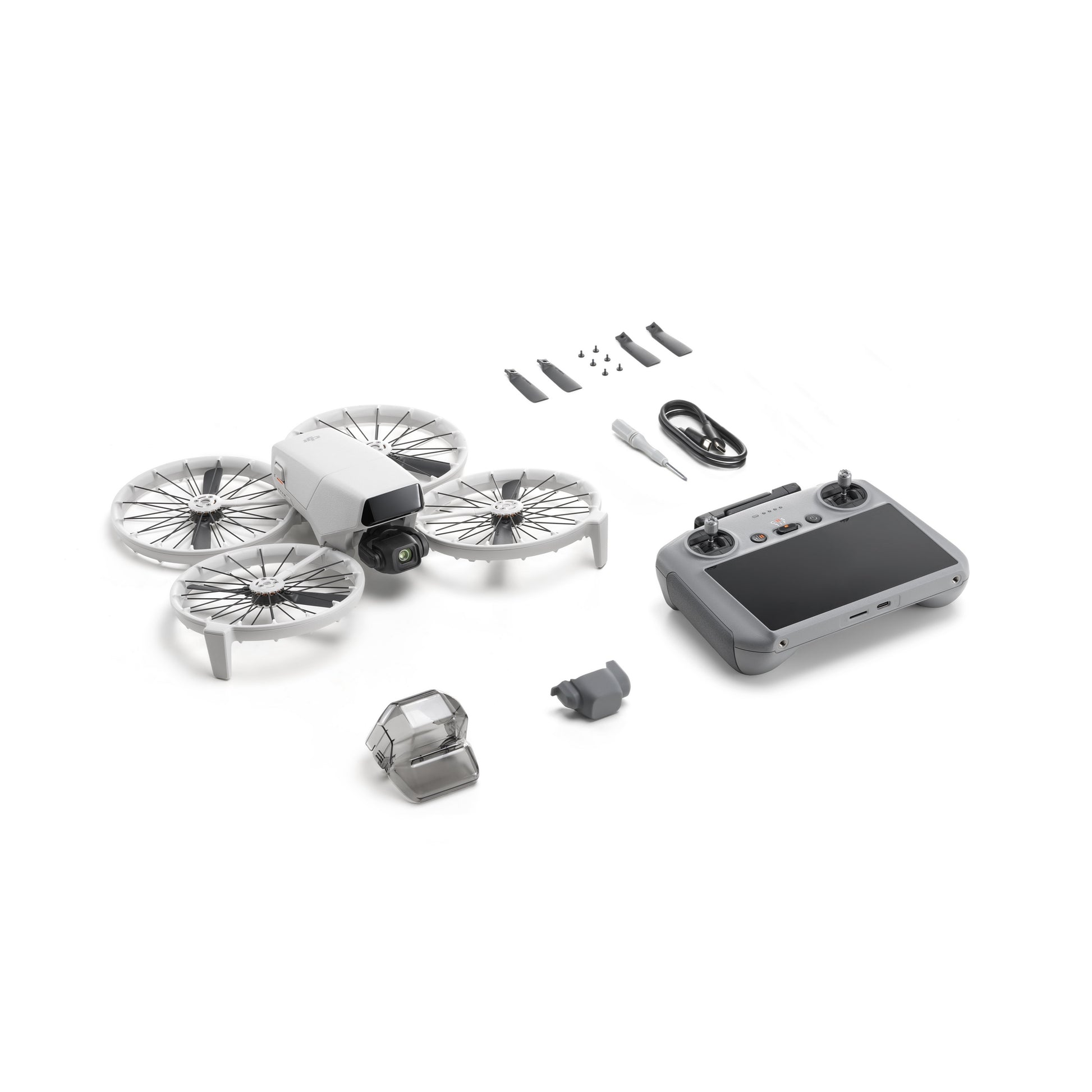 Drone DJI Flip Sensor CMOS de 1/1,3 polegadas Vídeo HDR 4K/60fps Tempo Máximo de Voo de 31 Minutos Abaixo de 249 g Dobrável Protetor de Hélice com Cobertura Total